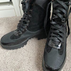 Black Moto Fashion Boot